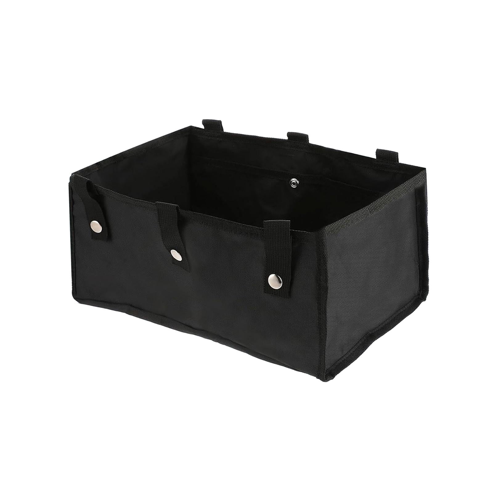 Magideal - Bolsa Debajo Del Asiento Extraíble Y Plegable Para Andadores De Cuatro Ruedas, Bolsa Debajo Del Asiento Para Tazas, Compras, Libros Y Artículos Esenci