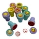 thumbnail image 1 of Set 10 Mini Timbres O Sellos Caritas Emojis, 1 of 5
