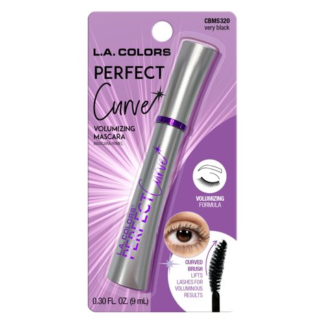 Máscara L.A. Colors Perfect Curved Black Cbms320A