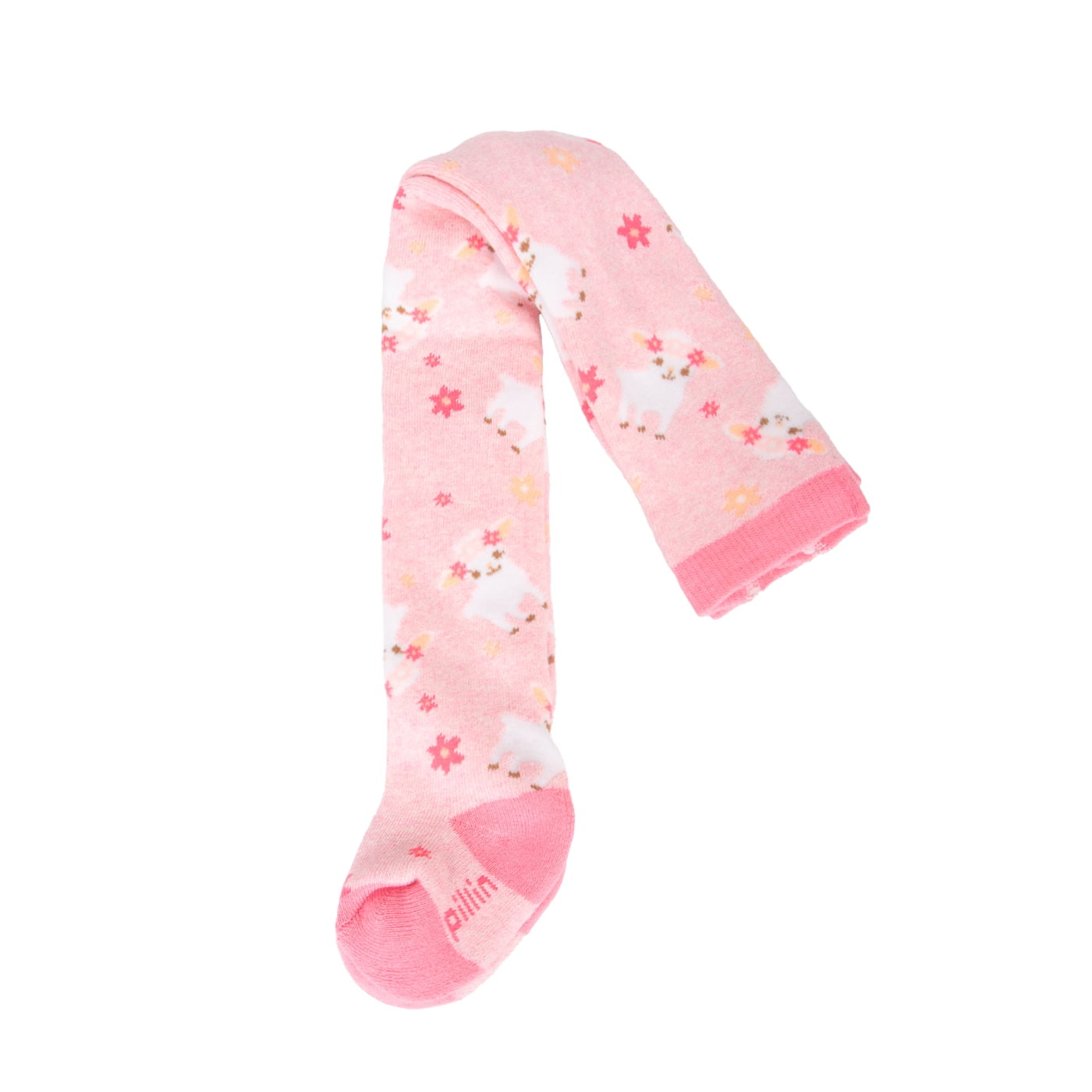 Pillin - Panty Bebé Niña De Toalla Estampado Ovejitas Rosado