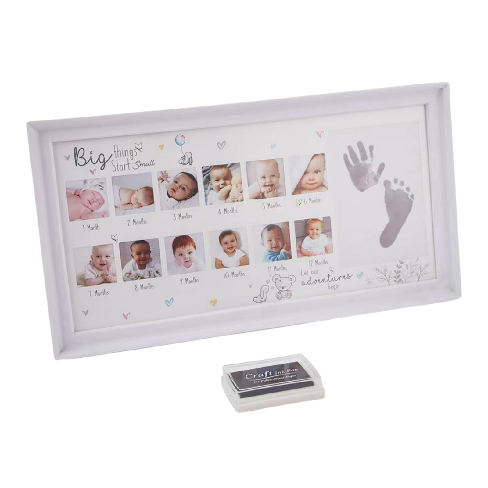 Bothyi - Cuadro De Bebé Marco De Fotos Mi Primer Año Pantalla De Escritorio Diy Baby Shower