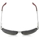 thumbnail image 5 of Gafas de sol Carrera 8014/S rectangulares para hombre, 61 mm, rutenio oscuro/gris polarizado, 5 of 6