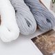thumbnail image 2 of suxuMhao Hilo a Granel, 200g 1 Rollo, Hilo Diseño Calado, Fibra de Polipropileno de Capas, Densidad Lineal Normal - Ideal para Gorros, Asas de Bolsas de Regalo, Alfombras, Hilo Artesanal Colorido y, 2 of 4