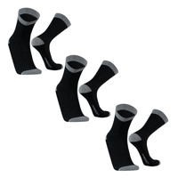 Silvera Nanotech - 3 Pares De Calcetines De Algodón Pima Para Hombre Y Mujer Calcetines Casuales Clásicos
