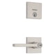 thumbnail image 1 of Cerradura de puerta Kwikset 991 Halifax con llave, palanca de entrada y cerrojo, 1 of 4