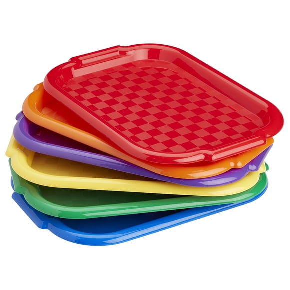 Bandejas de Arte ECR4Kids 38 cm x 26 cm, Set de 6 Piezas Surtidas