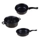 thumbnail image 2 of Juego De 3 Ollas Y Sartenes, Utensilios De Cocina Resistentes Para Restaurante, Cocina, Hogar, Negro, 2 of 3
