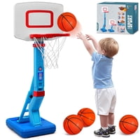 Canasta De Baloncesto Para Niños Pequeños Aosphys Para Interiores Y Exteriores Con 4 Pelotas