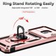 thumbnail image 3 of Funda Resistente Anillo Soporte Motorola Moto G Power 2021 Privacidad Cámara Montaje Magnético Oro rosa, 3 of 5
