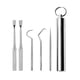 thumbnail image 1 of Juego de palillos de dientes portátiles, reutilizables, de acero inoxidable, con soporte para picnics y acampadas al aire libre., 1 of 5