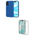 thumbnail image 1 of Carcasa Goma Lamina Vidrio Compatible Con iPhone 17 Azul, 1 of 3
