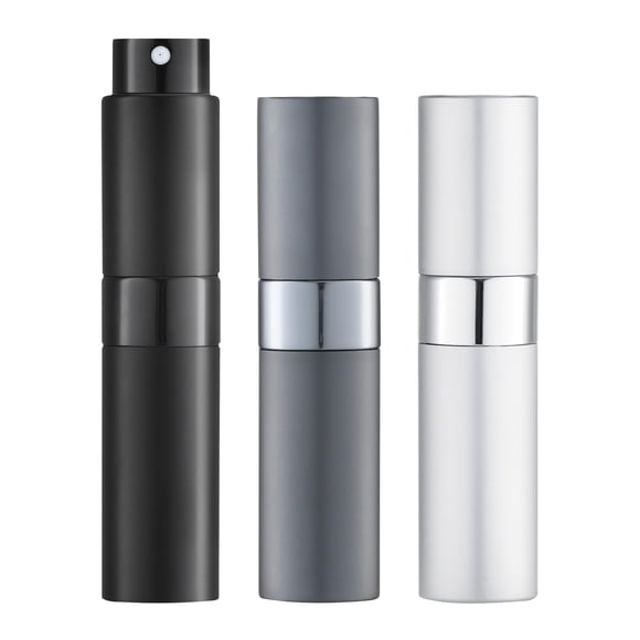 Botella de perfume LISAPACK 8 ml Pack de 3 atomizadores recargables