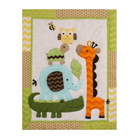 Genérico - Set Ropa Para Cuna Corral Zoo Pack And Play Algodon