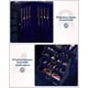 thumbnail image 5 of Joyero Home de piel sintética con espejo y cierre (azul oscuro), 5 of 9