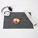 thumbnail image 1 of XmhyTop Juego de 6 Manteletes Individuales para Mesa, Hechos de PVC Resistente, Antideslizantes y Termorresistentes, Ideal para Hogares, Restaurantes y Cocinas, Estilo O, 45*30cm, Gris, 1 of 5