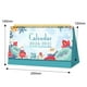 thumbnail image 4 of Calendario de escritorio mediano 2024-2025, calendario de escritorio plegable de pie, calendario mensual 2024-2025 para la escuela, la oficina y el hogar., 4 of 5