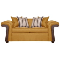 Ruzam Mobel - Sofá 2 Cuerpos Napoles Mostaza