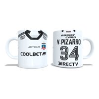 Arumistorechile - Tazon Taza + Porta Vaso Colocolo 2024 Vicente Pizarro
