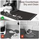 thumbnail image 3 of CooRug Fashion Coffee Mat, Dish Drying Mat 12 x 20 Black, 3 of 3