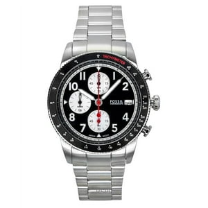 Reloj Fossil Sport Tourer Chronograph Stainless Steel Black Dial Quartz Fs6045 Men'S Watch