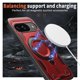 thumbnail image 2 of Para Google Pixel 10 / Pixel 10 Pro Funda con Soporte de Anillo en O Magnético Invisible, Funda de Teléfono a Prueba de Golpes, Rojo, 2 of 6