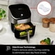 thumbnail image 2 of Instant Vortex Plus 6QT Air Fryer with Odor Erase Technology, 6-in-1 Functions that Crisps, Roasts, Broils, Dehydrates, Bakes & Reheats, 100+In-App Recipes, from the Makers of Instant Pot,1700W,Black, 2 of 3