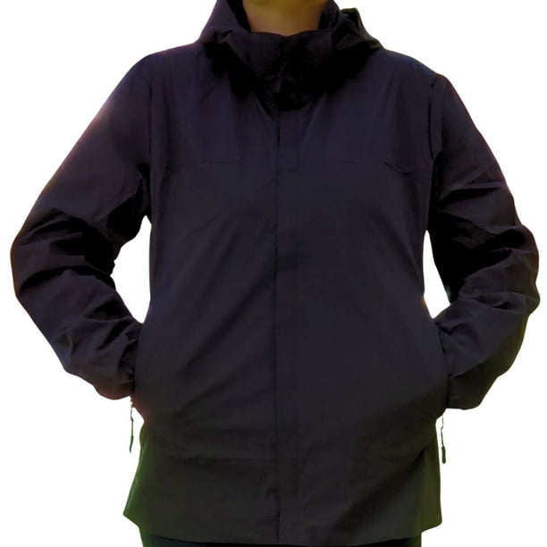 Chaqueta Hombre 100% Impermeable Cierre Con Gorro H81