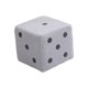 thumbnail image 4 of Dice Cube Taburete Otomano Con Pies Cúbicos Para Sofá, Mesita De Noche, Sala De Juegos, Terciopelo Azul L, 4 of 5