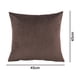 thumbnail image 5 of Paquete de 2 fundas de cojín cuadradas decorativas de terciopelo suave, para decoración del hogar, para sofá, cama o silla., 5 of 8