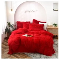 Todo Hogar Santiago Chile - Cubrecama Peludo Rojo 2Plazas