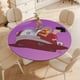 thumbnail image 4 of George el pequeño-theme Fitted Round Tablecloths Elastic Edged Table Covers Waterproof Table Cloth for Kitchen Holiday Party Tables Decor 120cm, 4 of 6