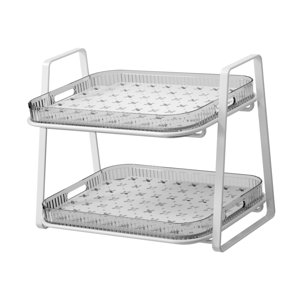 Bothyi - Cubo De Almacenamiento De Organización Soporte Grande Para Taza De Café Para Barra De Té Mostrador De Cocina L Gris