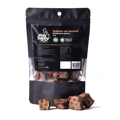 Sanck Para Perro Pulmón De Vacuno Bolsa 50 G Stay Happy