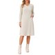 thumbnail image 1 of INSPIRE CHIC Vestido de Punto para Mujer Otoño Invierno Manga Larga Suelto Cuello en V Suéter A-Line Midi con Bolsillos M Beige, 1 of 6