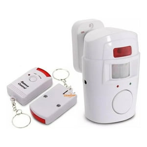 Genérico - Alarma Inalámbrica Sensor Movimiento 105Db Casa Oficina