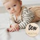 thumbnail image 4 of Marcadores de Hitos Mensuales eoscasely de Madera 10 cm (1‑12 meses), 4 of 9