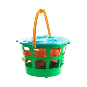 American Plastic - Bloque De Juegos Cubos Grandes Celeste