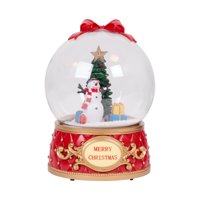 Genérico - Farol De Navidad Diseño Televisor Vintage Con Música Y Luz Decoración Pascuero