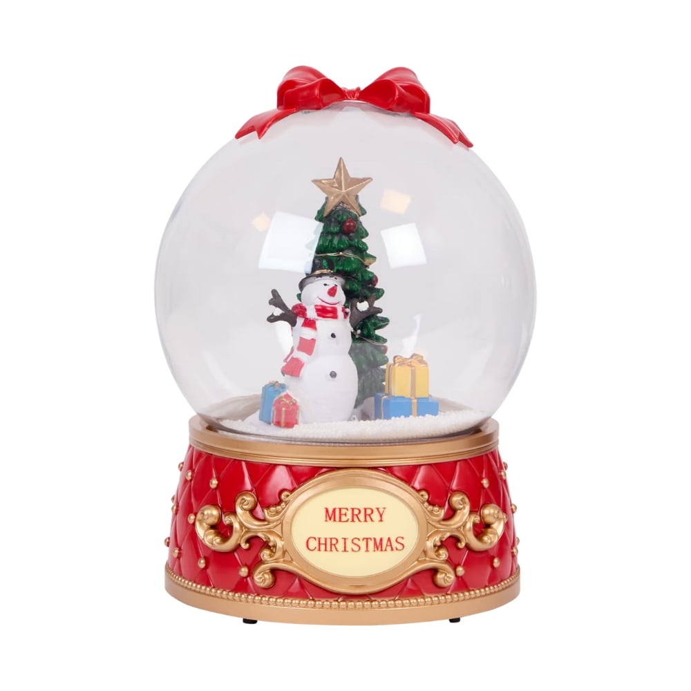 Genérico - Farol De Navidad Diseño Televisor Vintage Con Música Y Luz Decoración Pascuero