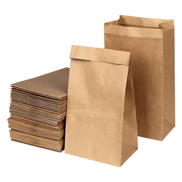 Bolsas De Papel Kraft Sacos 500 Unidades 4 Kilos