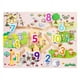 thumbnail image 1 of Wooden Digital Walking Maze Animal Fruit Track Finding Place Matching Maze Early Education Parent-child Educational Toys, 1 of 3
