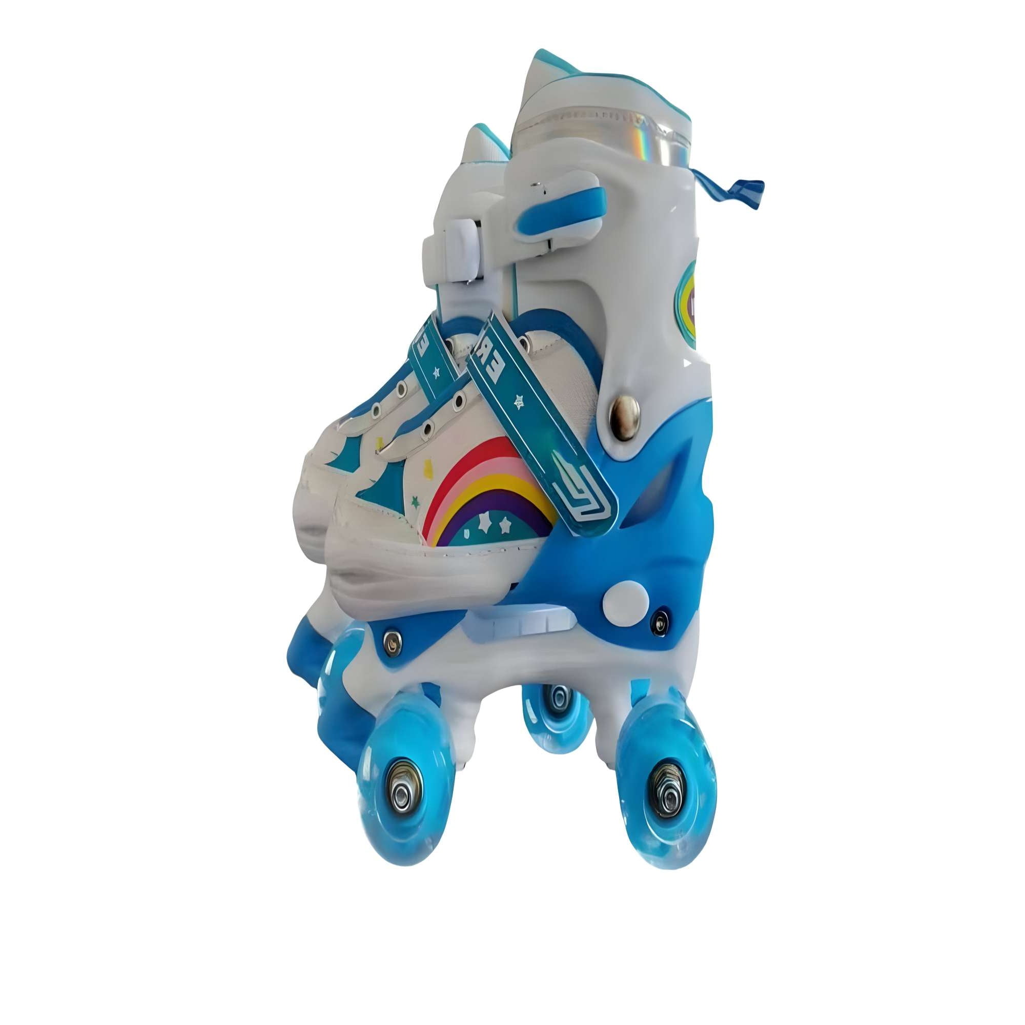 Genérico - Patin 4 Ruedas Con Luces Y Kit Talla M 35 38 Muilticolor1