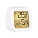 thumbnail image 1 of Reloj Despertador Digital Compacto Reloj De Cabecera 12/24H Portátil Para Escritorio De Oficina Blanco, 1 of 3
