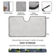 thumbnail image 2 of Pepinillo Parasol para Parabrisas Delantero Protector Plegable, Visera Solar para Auto Bloquea Rayos UV Mantiene tu Vehículo Fresco 130cm*70cm, 2 of 6