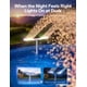 thumbnail image 3 of Fuente para piscina POOLHACKER solar con LED de doble cabezal y control remoto, 3 of 9