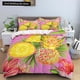 thumbnail image 1 of Fruit Pineapple Duvet Cover Yellow Tropical Fruit Bedding Set Plants Comforter Cover Polyester Quilt Cover Bed Sheets, 1 of 5