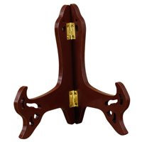 Magideal - Soporte De Exhibición De Platos Estante De Exhibición De Hojas De Té Soporte De Marco De Fotos De Madera Soporte Para Fotos Oficina De Negocios Cumple 7 Pulgadas