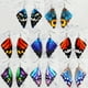 thumbnail image 1 of Bohemian Butterfly Wings Dangle Earrings - Colorful Ear Jewelry for Women - Perfect Gift, 1 of 5