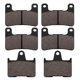 thumbnail image 1 of Pastillas de freno semimetálicas delanteras y traseras SOLLON para Suzuki GSXR, 1 of 8