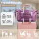 thumbnail image 2 of Bolso De Viaje Tipo Duffel Morado Impermeable 55 X 27 X 18 Cm, 2 of 7